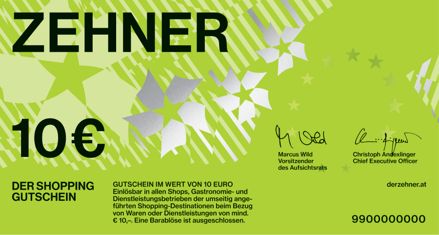 Zehner Gutschein